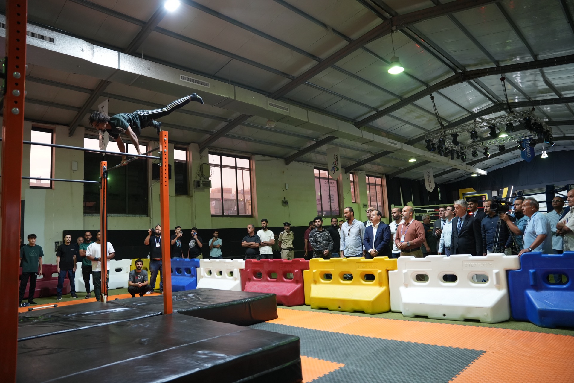 Sportex Calisthenics Championship athlete on bar