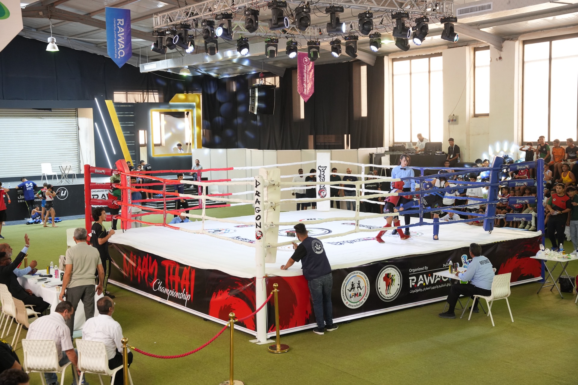 Sportex Kickboxing Championship ring