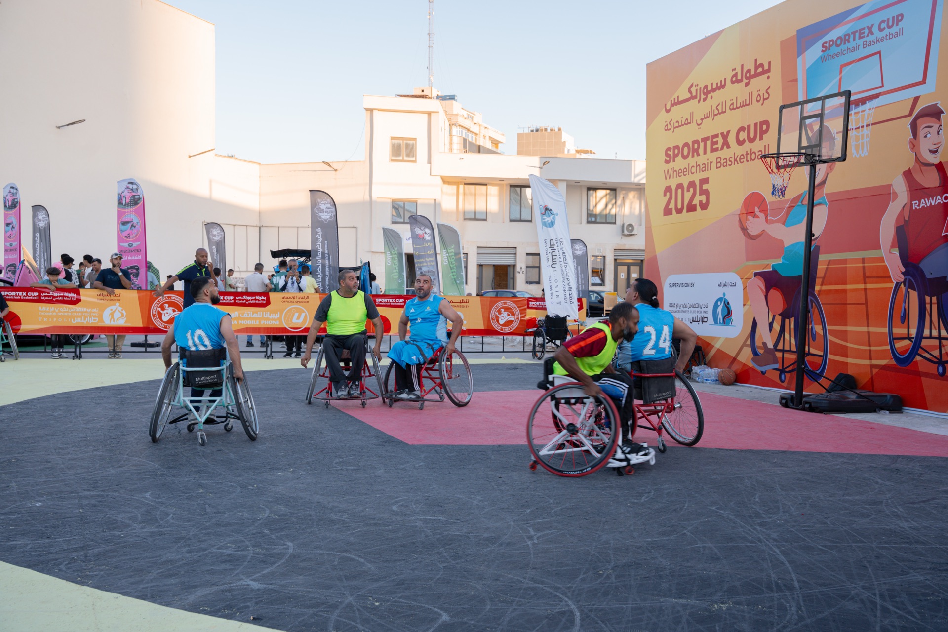 Sportex Wheelchair Basketball para-sports championship court
